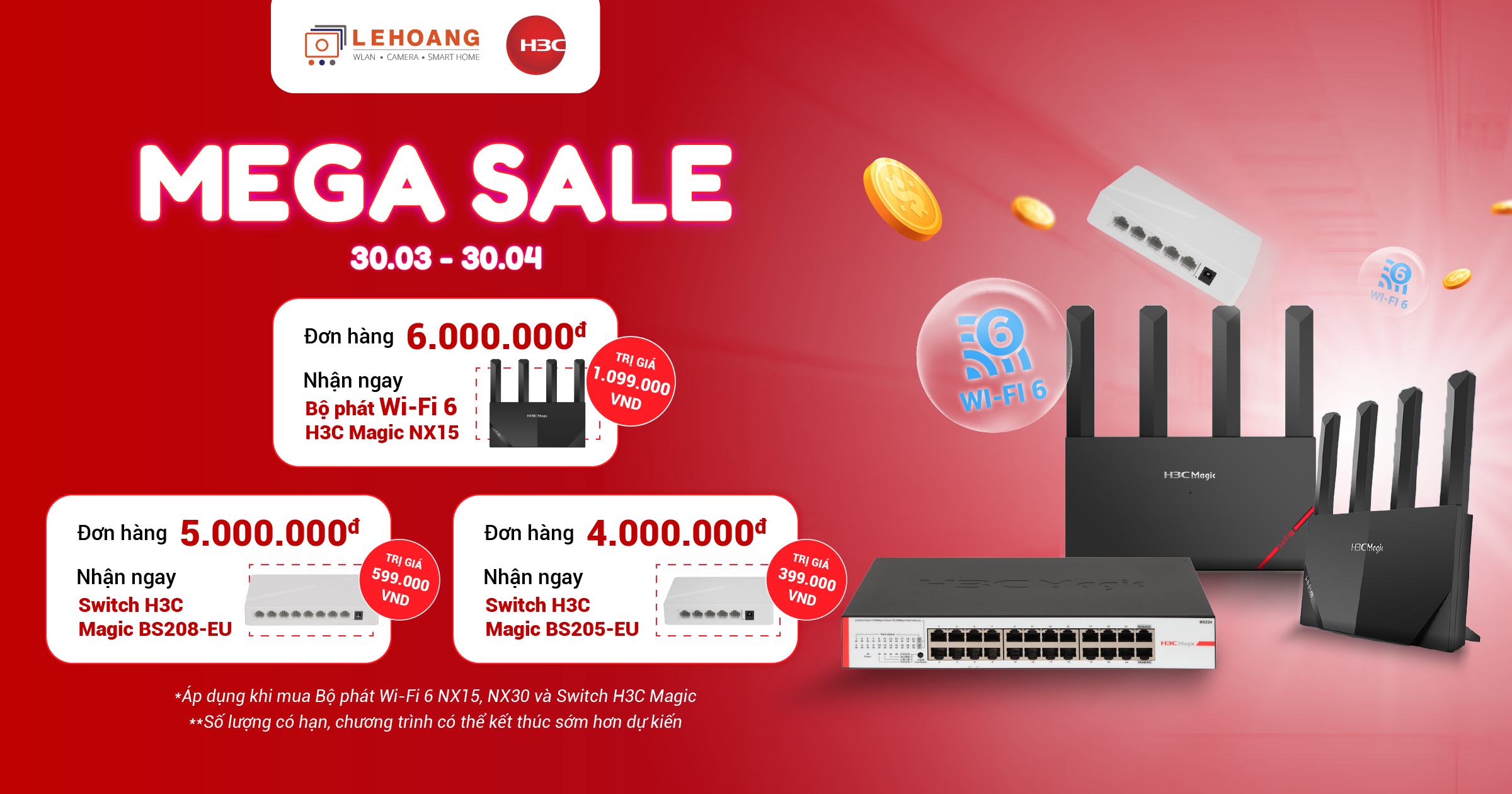 uu-dai-nhan-qua-hap-dan-khi-mua-router-wifi-6-switch-h3c-magic-le-hoang
